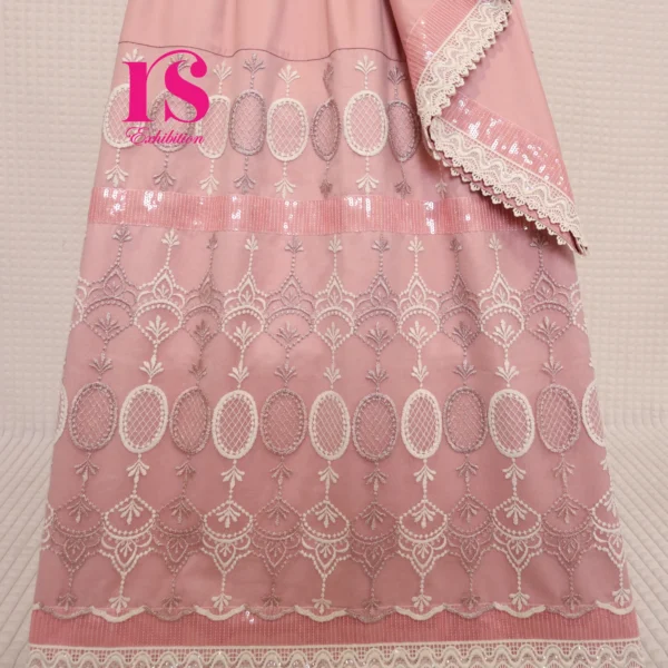 Dusty Pink Net Piece Rida