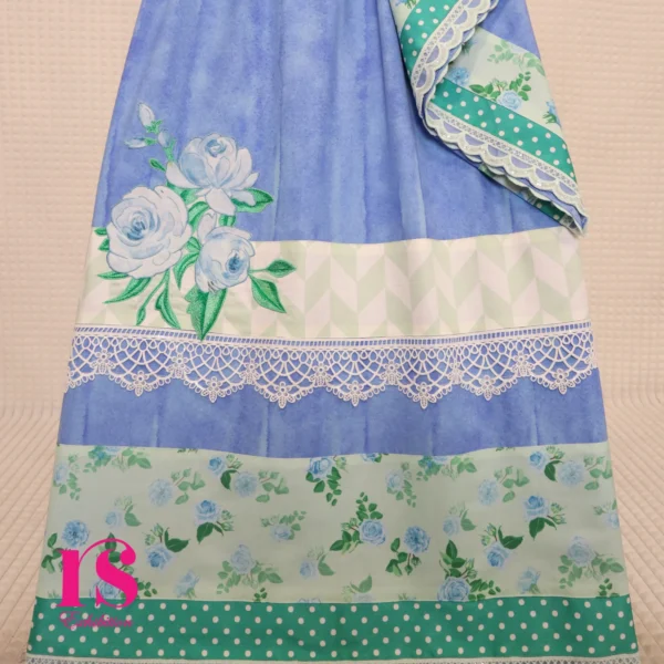 Blue Shaded Fabric Rida