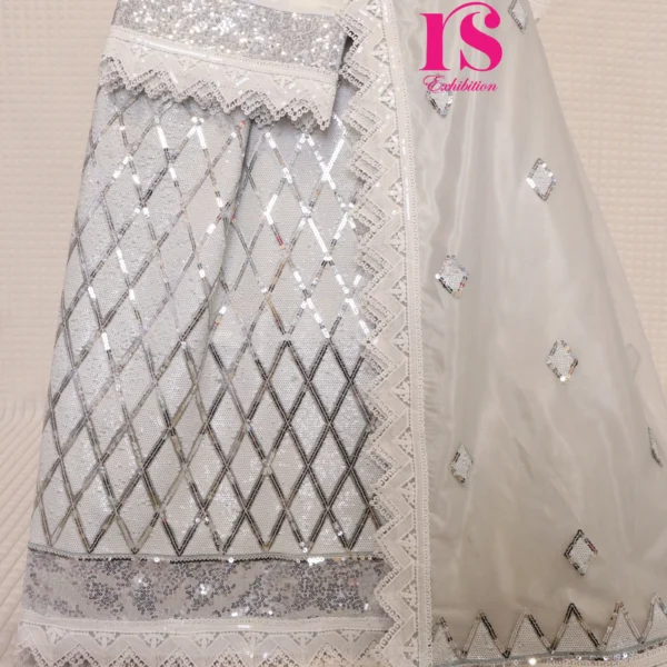 Grey With Silver Bhari Rcj