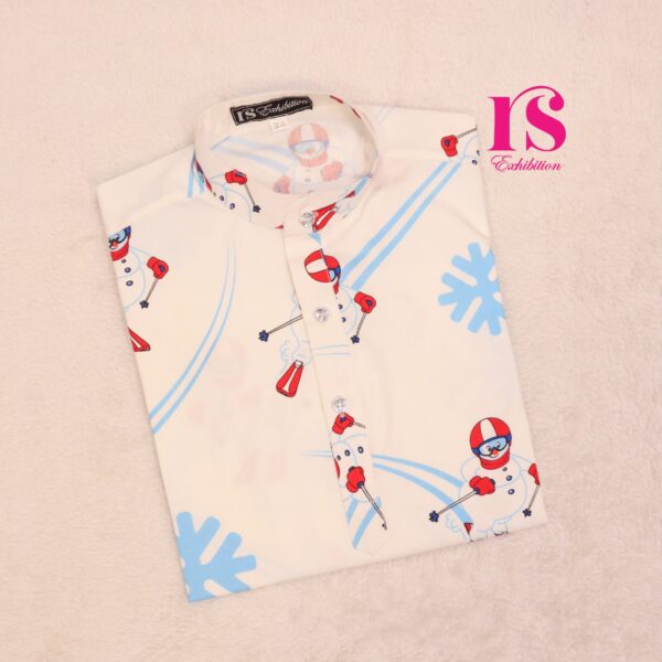 White Snowman Boys Kurti