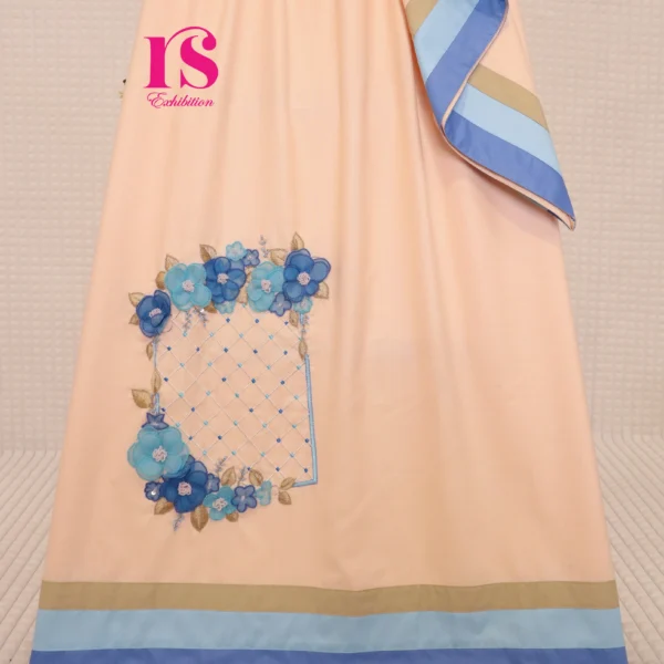 Light Peach Beautiful Frame Work Rida