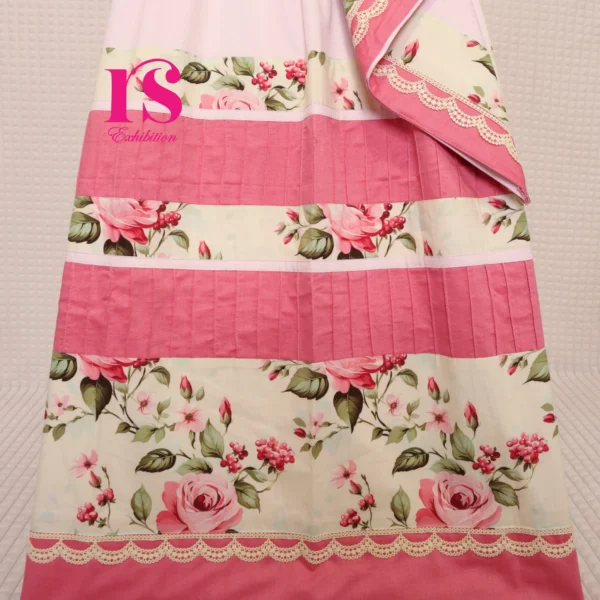 Pink Self Design Smart Panel Rida