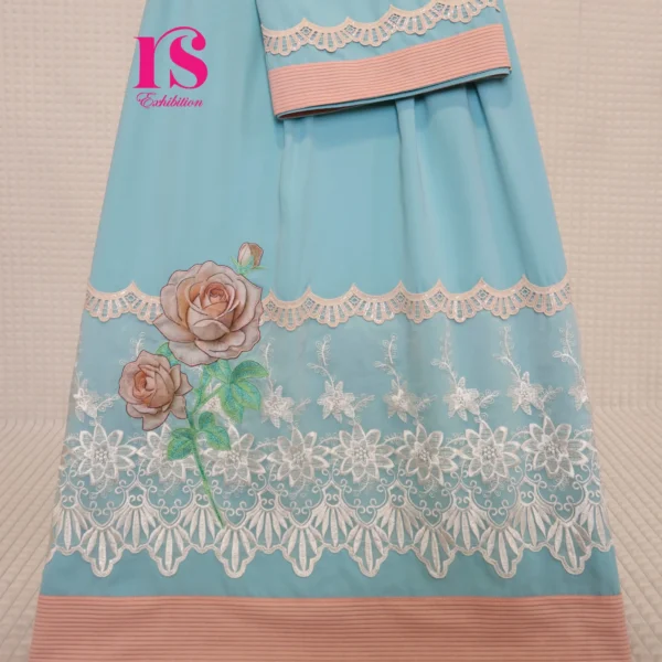 Pretty Blue Abaya Rida