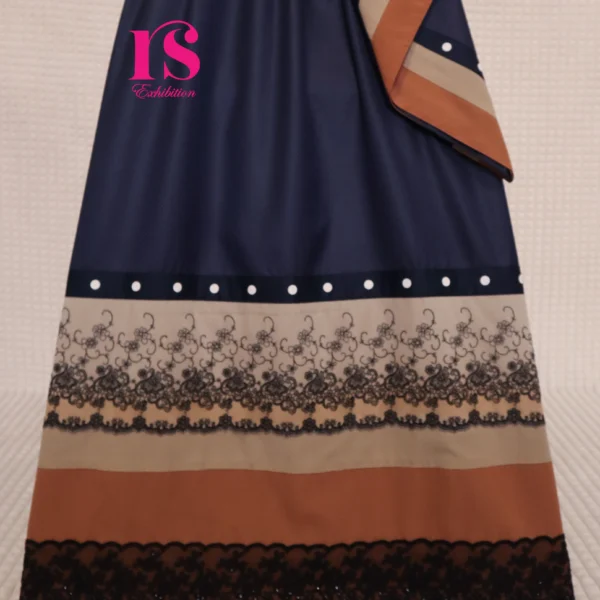 Navy Blue Smart Color Block Rida