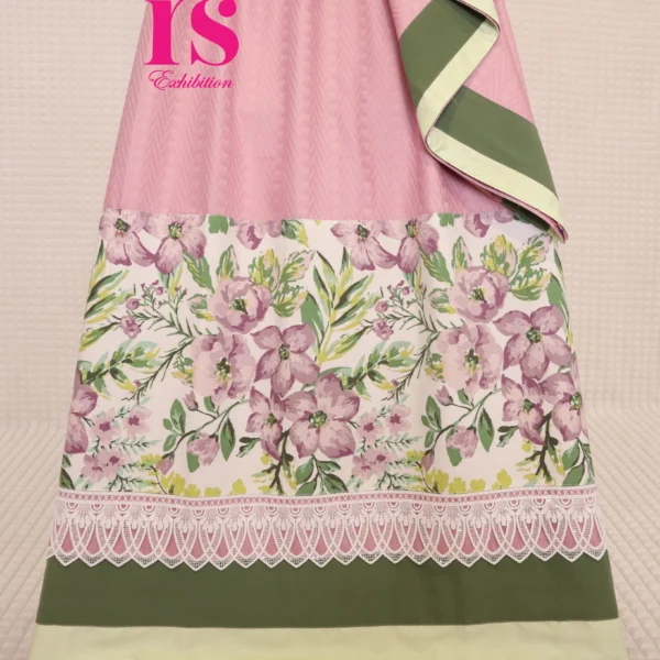 Mauve Elegant Floral Panel Rida