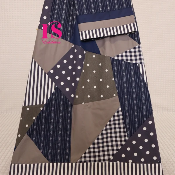 Navy Blue Abstract Pattern Rida