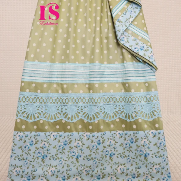 Green Polka Dots Pretty Paneling Rida
