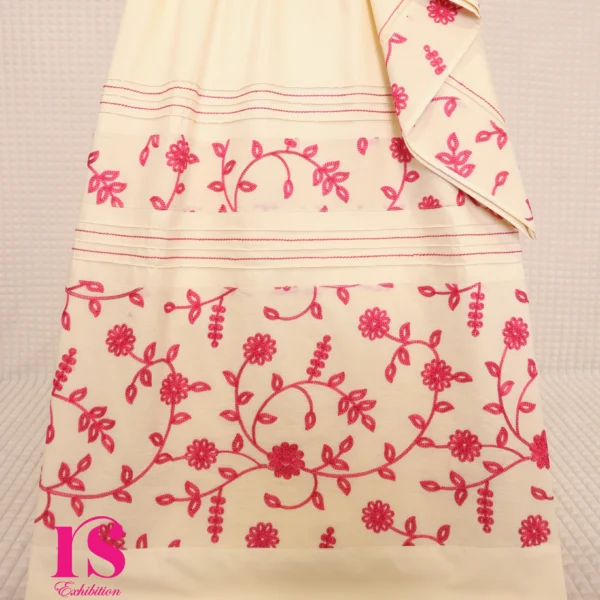 Cream Embroidery Panel Rida
