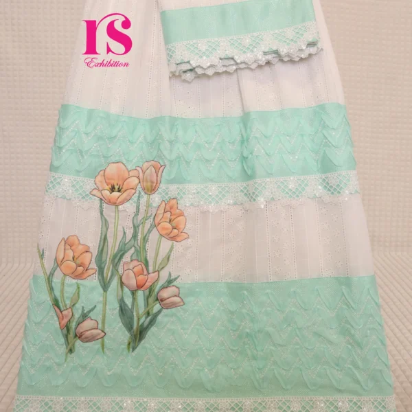 Gorgeous Chicken Rida With FLOWER Work