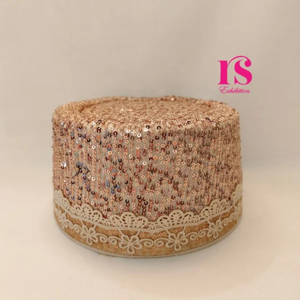 Rose Gold Sequence Topi