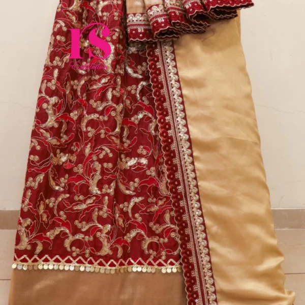 Maroon Rawnsilk Rcj