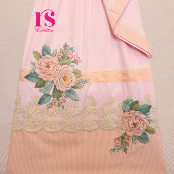 Pink Terry Cotton Patch Work Rida