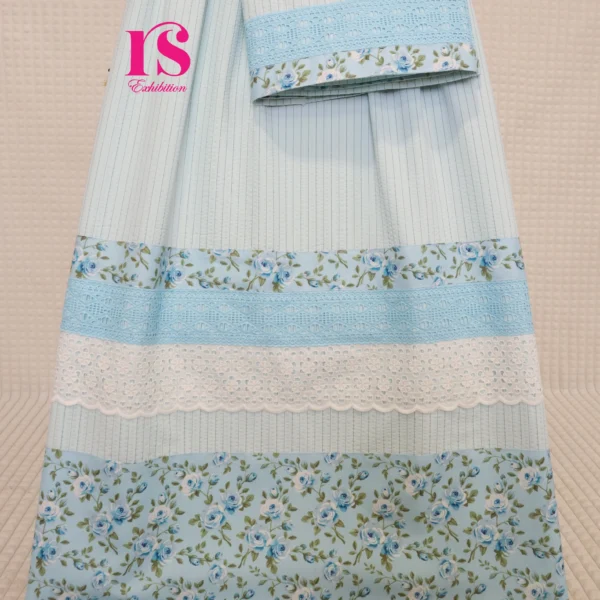 Blue Smart Panelling Casual Wear Rida