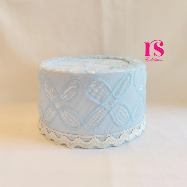 Light Blue Sequence Topi