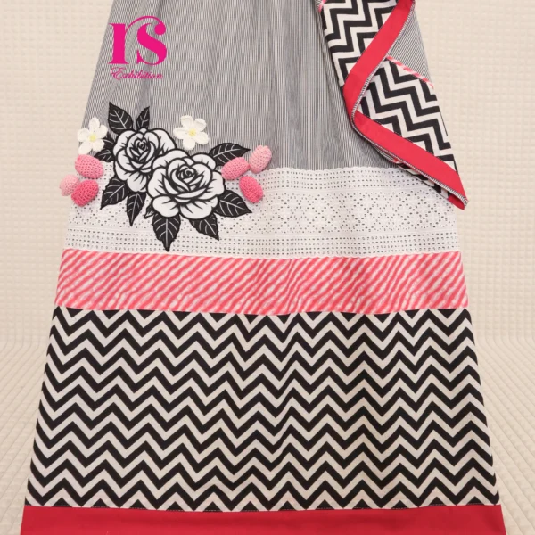 Black Stripes Pretty Patch Work Rida