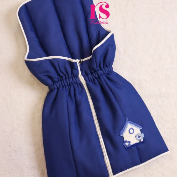 Navy Blue Godhri With Bird House Crochet 1