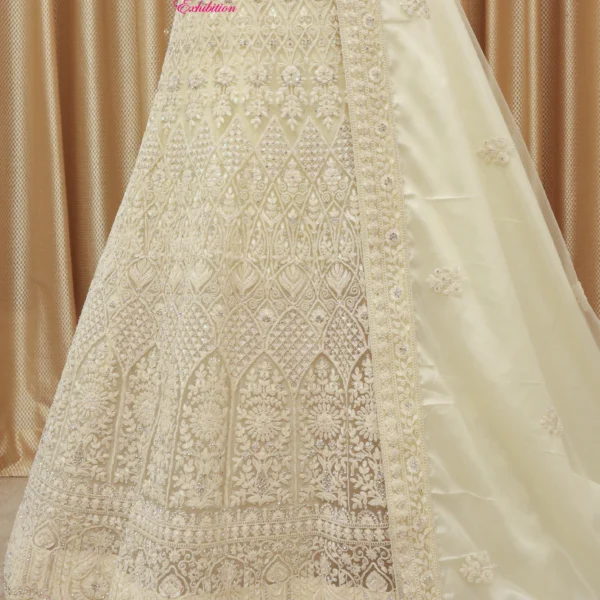 Bridal Wear Lehenga- Butter Cream
