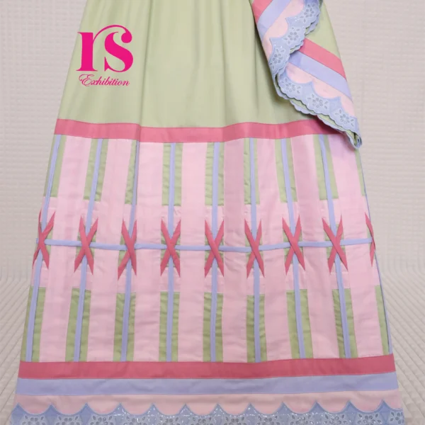 X-Pression Line Pattern Rida Pista Green Colour