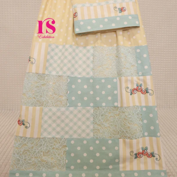 Light Mustard Yellow Dot Base Pattern Rida