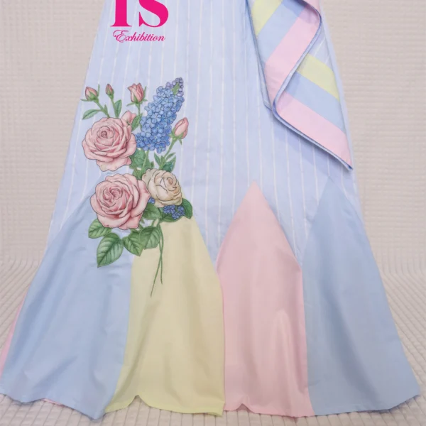 Light Blue Smart Teenage Pattern Rida