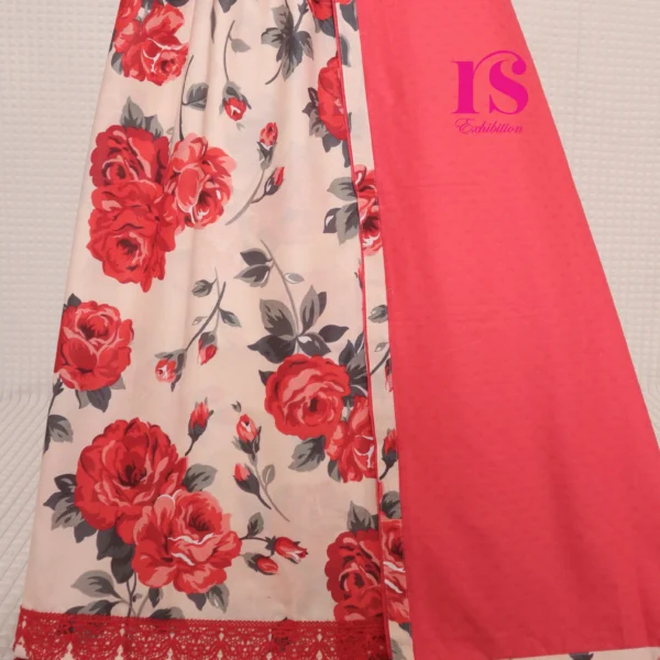 Light Peach Base With Floral Base Jori