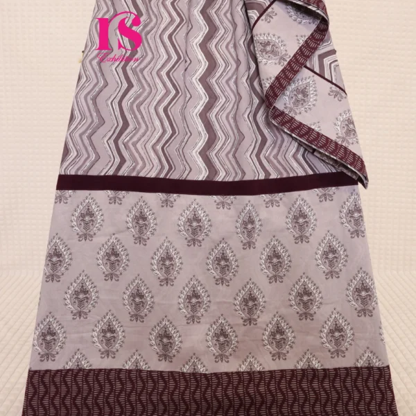 Grey Batik Pretty Casual Rida