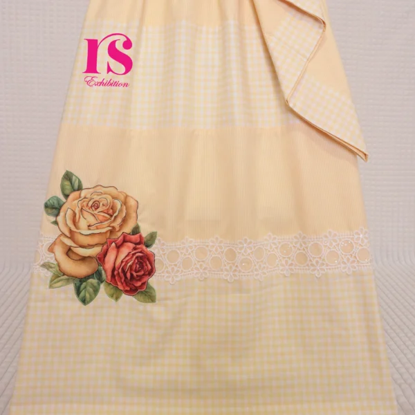 Mango Yellow Patch Work Rida