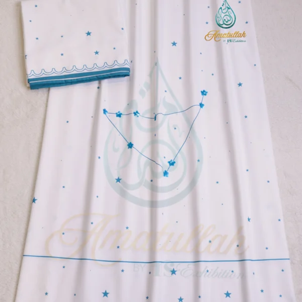 White Zodiac Sign CAPRICORN Print Rida