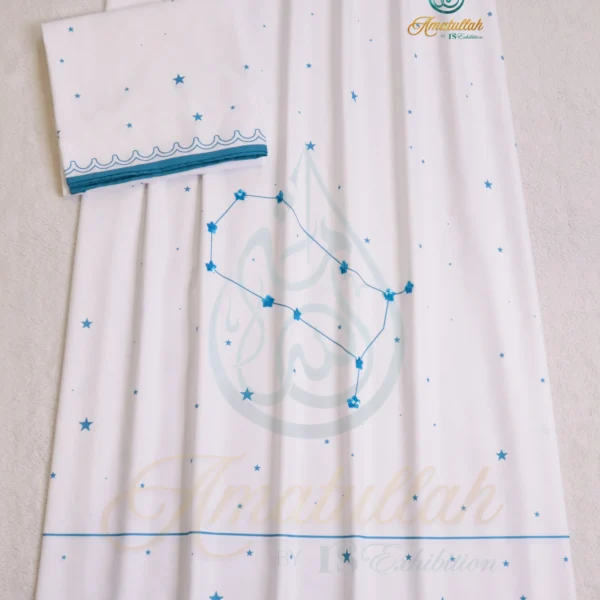 White Zodiac Sign GEMINI Print Rida