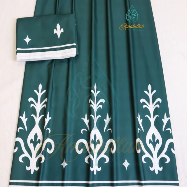 Bottle Green IKAT Print Rida