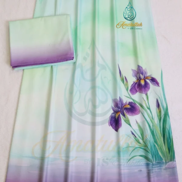 Shaded Green IRIS Print Rida