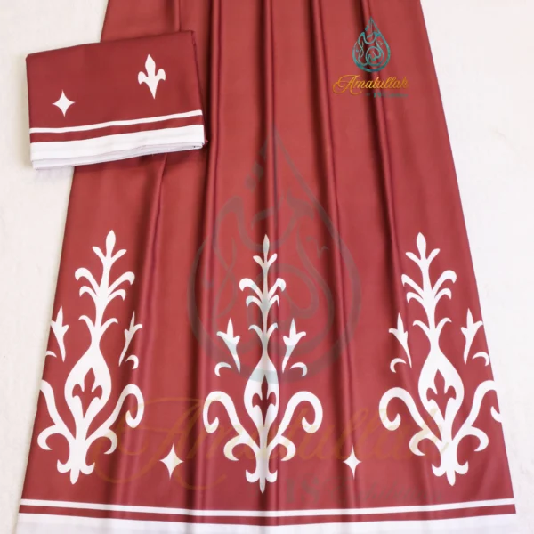 Maroon IKAT Print Rida