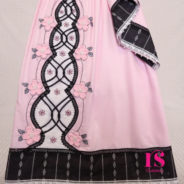 Pink Pattern Bhari Dori Work Rida