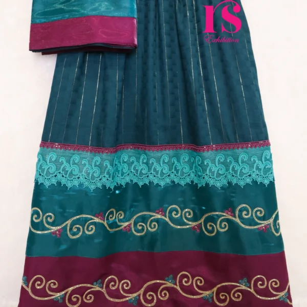 Beautiful Bhari Rida With Aari Embroidery Work