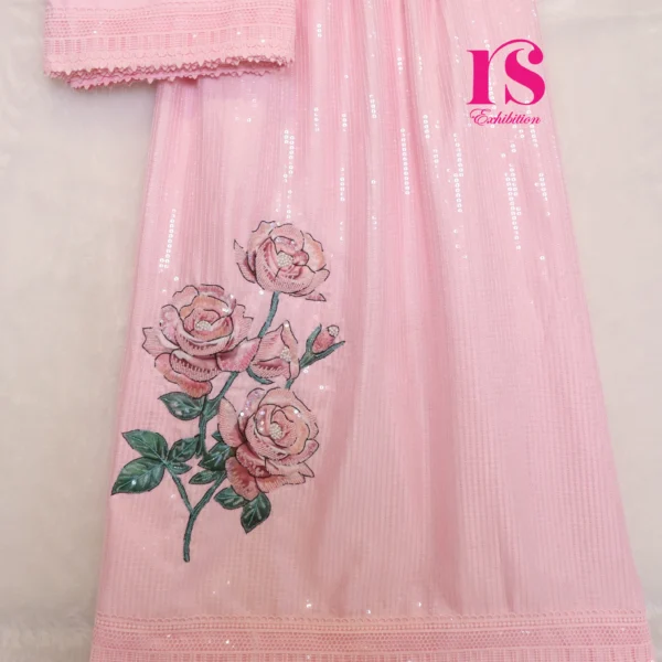 Bhari Sequence Lehenga With Aari Patch Work