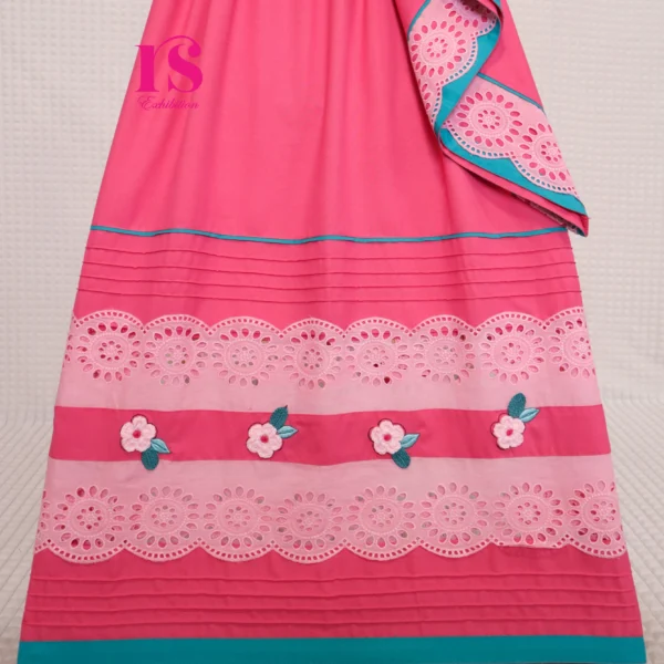 Dark Pink All Round Crochet Flower Rida