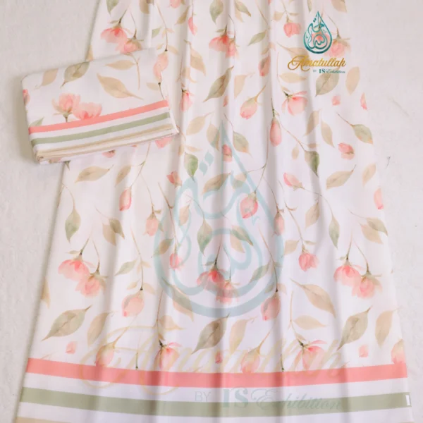 Peach ROSE BUDS Print Rida