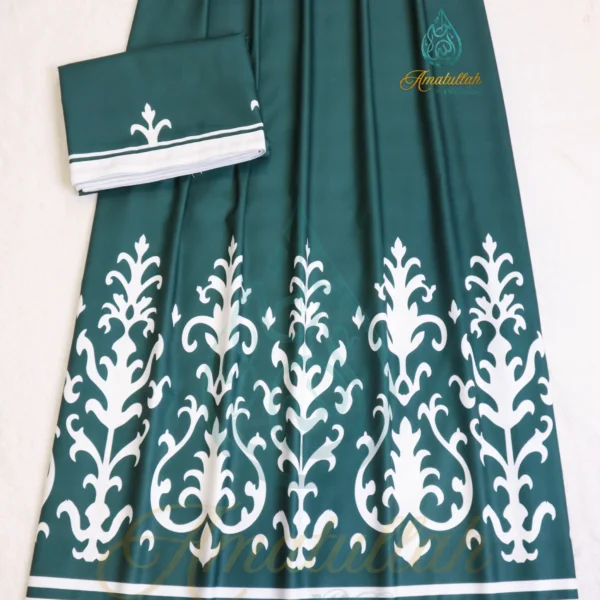 Bottle Green Bhari IKAT Rida