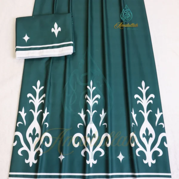 Bottle Green IKAT Print Rida