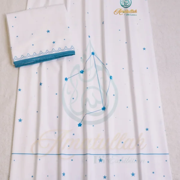 White Zodiac Sign LIBRA Print Rida