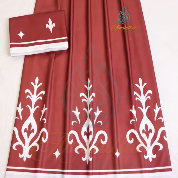 Maroon IKAT Print Rida